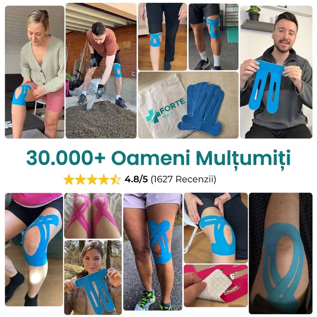 Benzi Kinesio – Stabilitate și Susținere pentru Genunchi