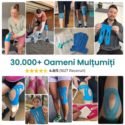 Benzi Kinesio – Stabilitate și Susținere pentru Genunchi