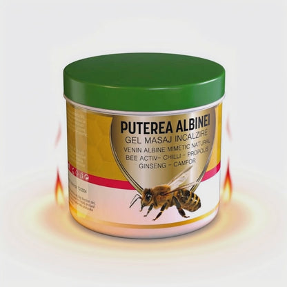 Puterea Albinei Gel de Masaj – Efect Încălzitor și Relaxant